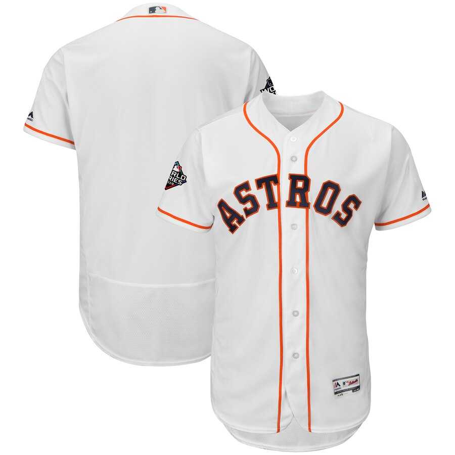 Astros Blank White 2019 World Series Bound FlexBase Jersey,We sell and wholesale Astros Blank White 2019 World Series Bound FlexBase Jersey on line form chian!